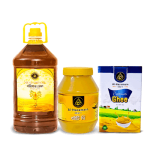 Monthly Family Pack (Full) → 5 লিটার তেল + 1 কেজি ঘি