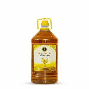 Local Maghi Sarisha Oil / কাঠের ঘানির ভার্জিন গ্রেড সরিষার তেল (৫ লিটার)